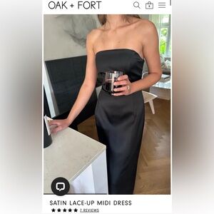 Brand new with tags! OAK + FORT midi dress